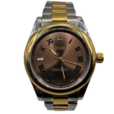 ROLEX ARABIA GRIS/GOLD TABLEAU GOLD